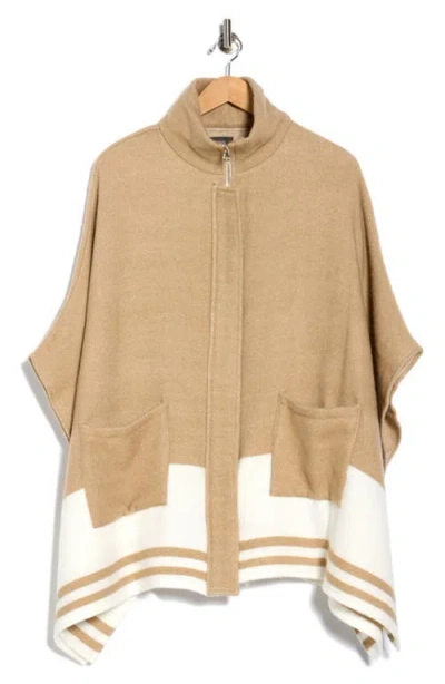 Bcbg Stripe Zip Topper In Multi