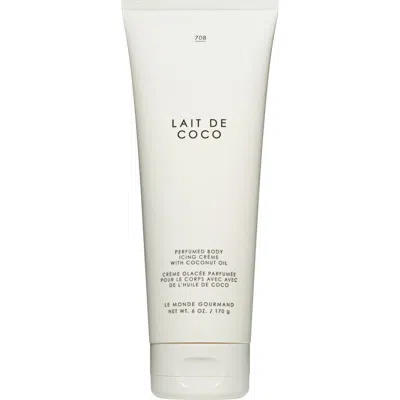 Le Monde Gourmand Lait De Coco Perfumed Body Icing Cream In Transparent
