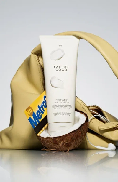 Le Monde Gourmand Lait De Coco Perfumed Body Icing Cream In Transparent
