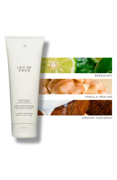 Le Monde Gourmand Lait De Coco Perfumed Body Icing Cream In Transparent
