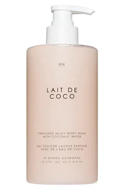 Le Monde Gourmand Lait De Coco Perfumed Milky Body Wash In Pink