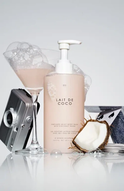 Le Monde Gourmand Lait De Coco Perfumed Milky Body Wash In Pink
