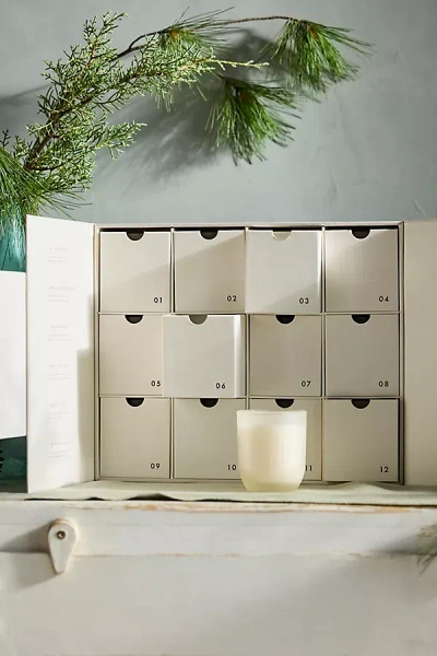 Illume Frosted Glass Candle Box Set In Neutral