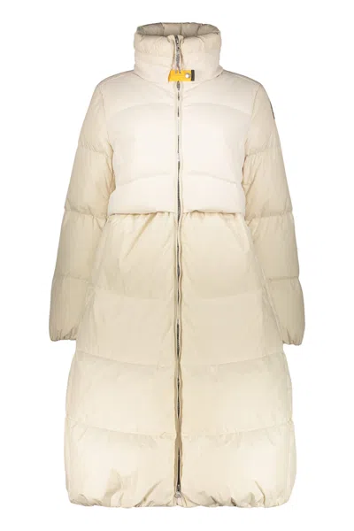 Parajumpers Long Oversize Down Jacket In White