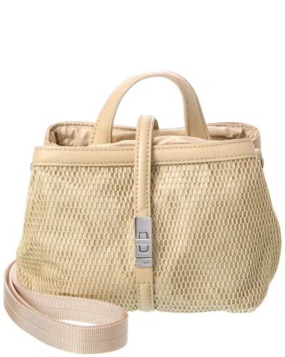 Mz Wallace Mini Astor Top Handle Shoulder Bag In Neutral