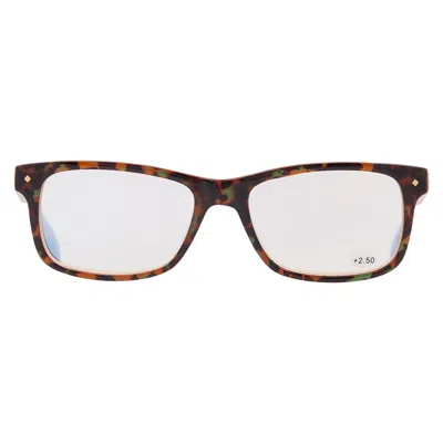 Polaroid Reading Rectangular Unisex Eyeglasses Pld0023r 0c9b 55 +3.00 In Multi