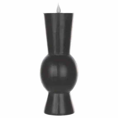 Melrose International Simplux Designer Led Candle With Remote (set Of 2) - Black