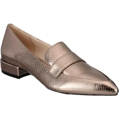 Kenneth Cole New York Camelia 2 Womens Metallic Slip On Loafers In Multi