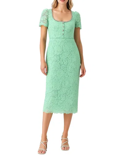 Kayla Paris Midi Dress In Green