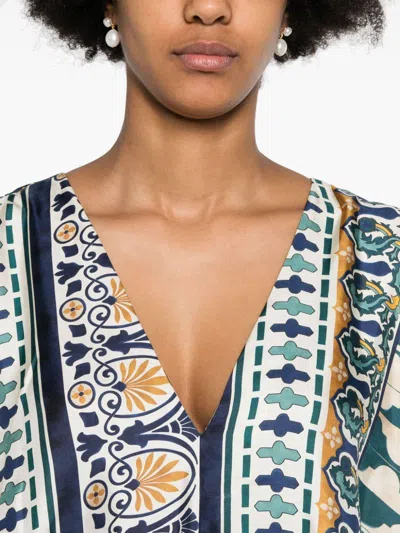 La Doublej La Double J Muumuu Dress In Gray