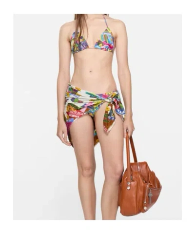 Acne Studios Graphic-print Bikini In Multi