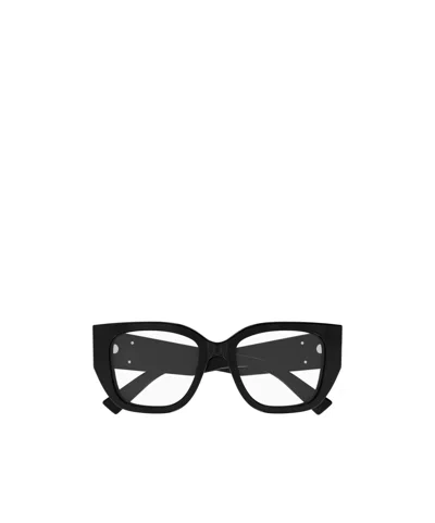 Gucci Geometric Frame Plain Mirror In Black