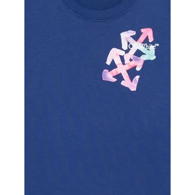 Off-white Graphic-print T-shirt In Blue
