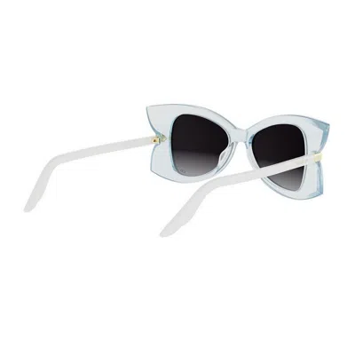 Dior Butterfly S1i 80a1 Celeste Trasparente Sunglasses In White