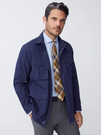 J.mclaughlin Men's Madaket Safari Jacket Navy In Blue