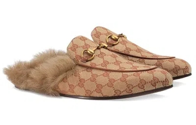 Gucci Princetown Gg Canvas Slipper In Multi