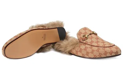 Gucci Princetown Gg Canvas Slipper In Multi