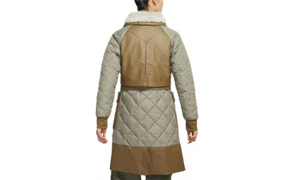 Air Jordan (wmns)  New Classics 2.0 Splicing Down Feather Coat 'light Brown'