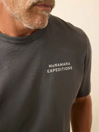 Faherty Nazare Sunwashed T-shirt In Gray