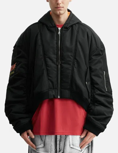 Lựu Dạn Patch Bomber In Black