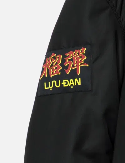 Lựu Dạn Patch Bomber In Black