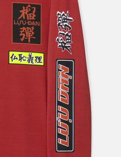 Lựu Dạn Oversized Long Sleeve T-shirt In Red