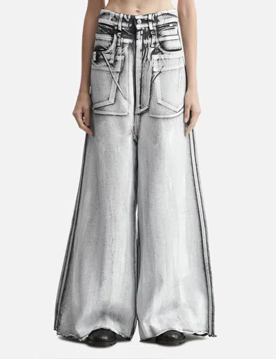 Lựu Dạn Radiation Dumpster Denim Jeans In Gray