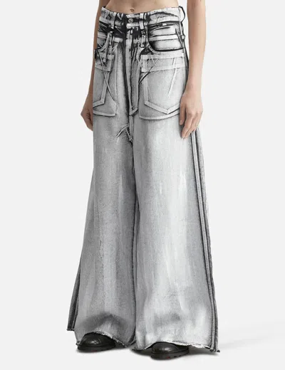 Lựu Dạn Radiation Dumpster Denim Jeans In Gray