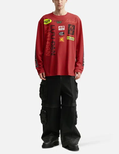 Lựu Dạn Zip-off Cargo Jeans In Black