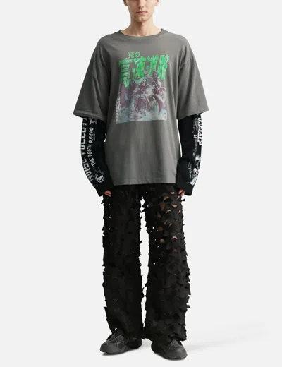 Lựu Dạn Double Deck T-shirt In Gray