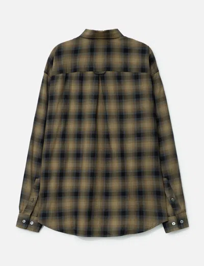 Polyteru Loose Check Shirt In Multi