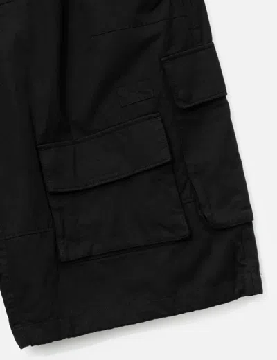 Polyteru Bermuda Cargo Pants In Black