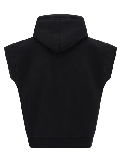 Dsquared2 Magliano Capsule Sleeveless Hoodie With Graphic Print In Black