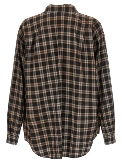 Dsquared2 Capsule Shirt In All-over Check Patterned Cotton In Multi
