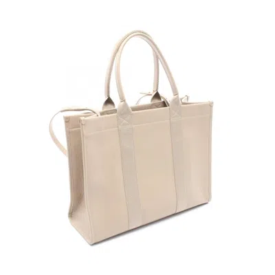 Pre-owned Balenciaga Beige Canvas Leather Tote Bag ()