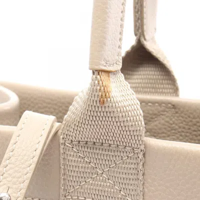 Pre-owned Balenciaga Beige Canvas Leather Tote Bag ()