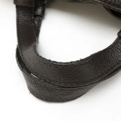 Pre-owned Bottega Veneta Intrecciato Black Brown Intrecciato Handbag Tote Bag ()