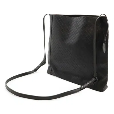 Pre-owned Bottega Veneta Intrecciomirage Dark Brown Leather Shoulder Bag ()