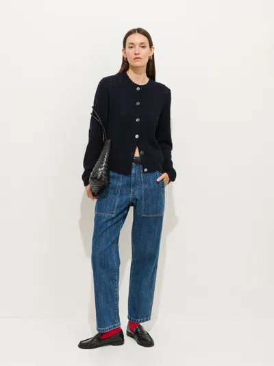 Alex Mill Annalise Sweater In Wool In Blue