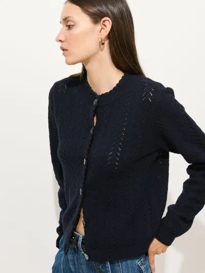 Alex Mill Annalise Sweater In Wool In Blue