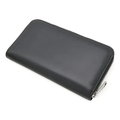 Pre-owned Burberry Black Leather Coin Purse/coin Case ()