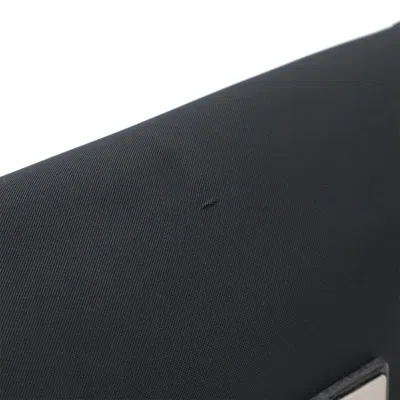 Pre-owned Burberry Black Nylon Leather Shoulder Bag ()