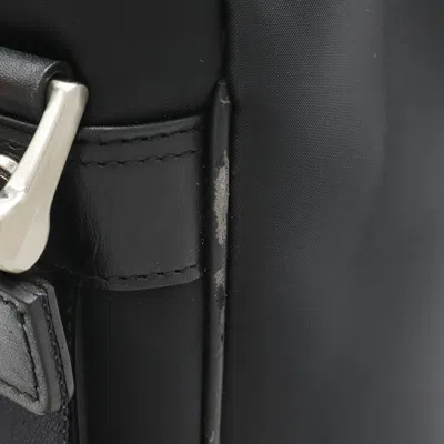 Pre-owned Burberry Black Nylon Leather Shoulder Bag ()