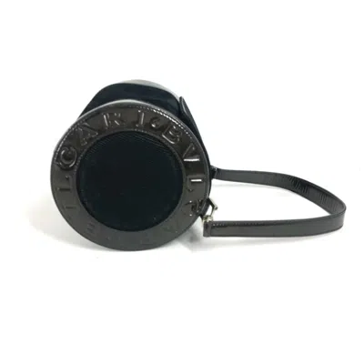 Pre-owned Bvlgari B.zero1 Black Suede Leather Handbag Shoulder Bag ()