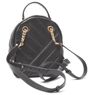 Pre-owned Bvlgari Black Leather Backpack ()