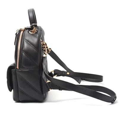 Pre-owned Bvlgari Black Leather Backpack ()