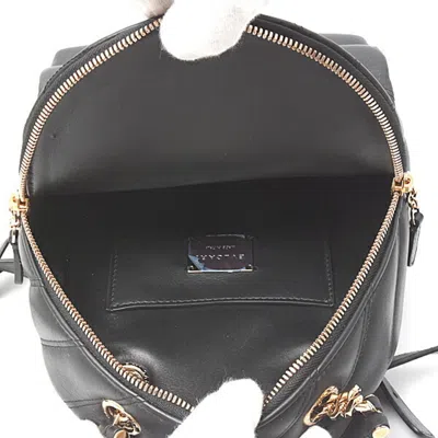 Pre-owned Bvlgari Black Leather Backpack ()