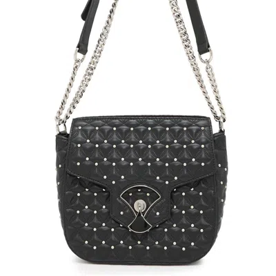Pre-owned Bvlgari Black Leather Shoulder Bag ()