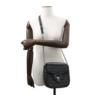 Pre-owned Bvlgari Black Leather Shoulder Bag ()