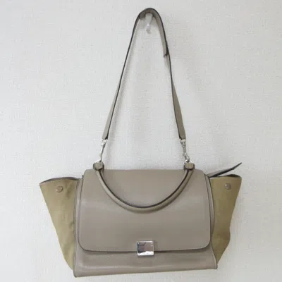 Pre-owned Celine Beige Handbag Shoulder Bag ()